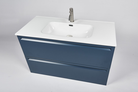 Тумба с раковиной Inda Piccadilly 80BD подвесная Blu Denim