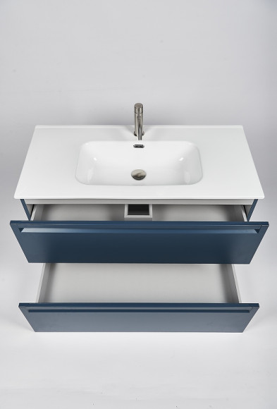 Тумба с раковиной Inda Piccadilly 80BD подвесная Blu Denim