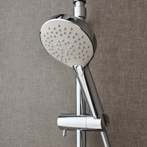 Душевая система Jacob Delafon Metro E26589-CP с термостатом Хром Душевая система Jacob Delafon Metro E26589-CP с термостатом Хром