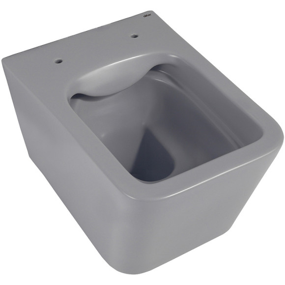 Унитаз Abber Rechteck AC1201MG подвесной Серый матовый с сиденьем Микролифт Унитаз Abber Rechteck AC1201MG подвесной Серый матовый с сиденьем Микролифт
