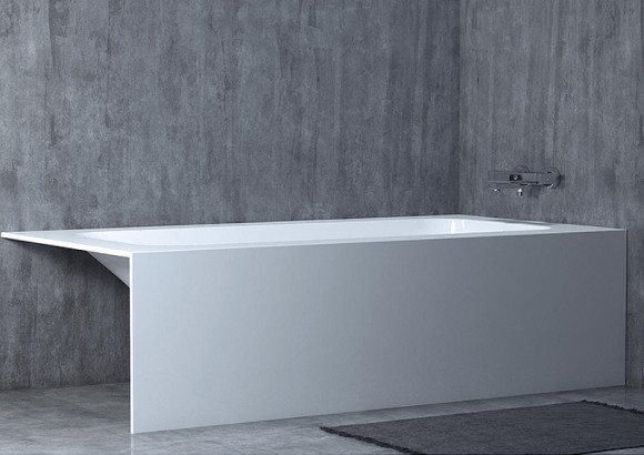 Ванна из искусственного камня Salini Orlanda 170х70 102011G Белая глянцевая