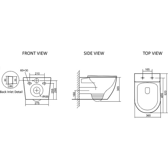 Унитаз SantiLine SL-5025 подвесной Белый с сиденьем Микролифт Унитаз SantiLine SL-5025 подвесной Белый с сиденьем Микролифт