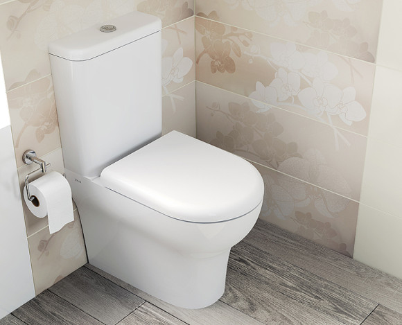 Унитаз компакт Vitra Zentrum 9012B003-7202 с бачком и сиденьем Микролифт Унитаз компакт Vitra Zentrum 9012B003-7202 с бачком и сиденьем Микролифт