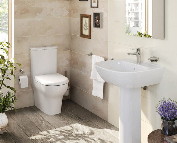 Унитаз компакт Vitra Zentrum 9012B003-7202 с бачком и сиденьем Микролифт Унитаз компакт Vitra Zentrum 9012B003-7202 с бачком и сиденьем Микролифт