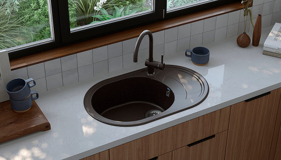 Кухонная мойка Ulgran Classic U-610-307 Терракот Кухонная мойка Ulgran Classic U-610-307 Терракот