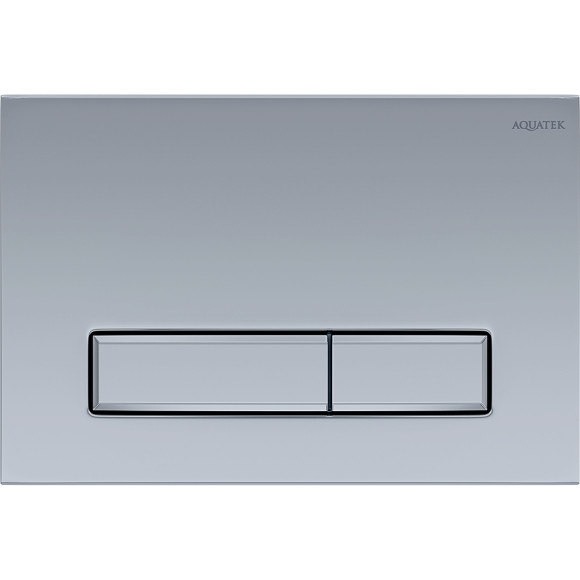 Комплект унитаза с инсталляцией Aquatek Set Aquatek Поларис-027 4в1 с сиденьем Микролифт и клавишей смыва Никель