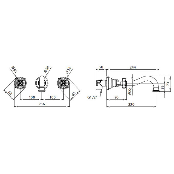 Смеситель для раковины Migliore Princeton 19378 Золото Смеситель для раковины Migliore Princeton 19378 Золото