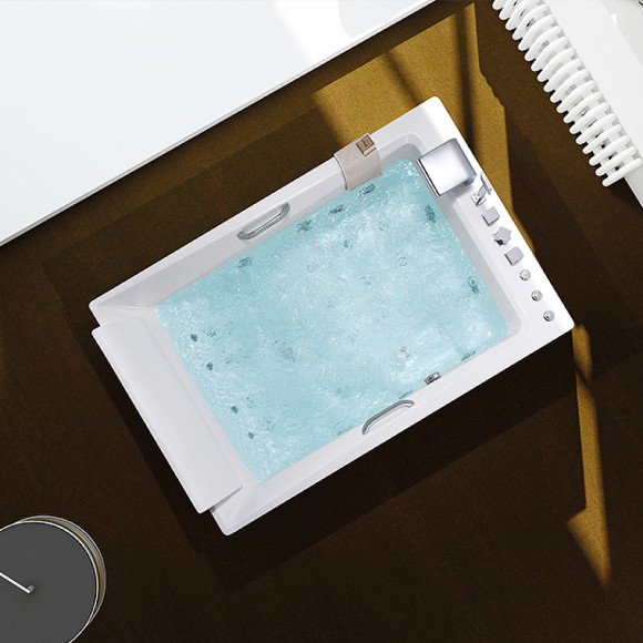 Акриловая ванна Orans 120x180 R 65105r0 с гидромассажем Акриловая ванна Orans 120x180 R 65105r0 с гидромассажем