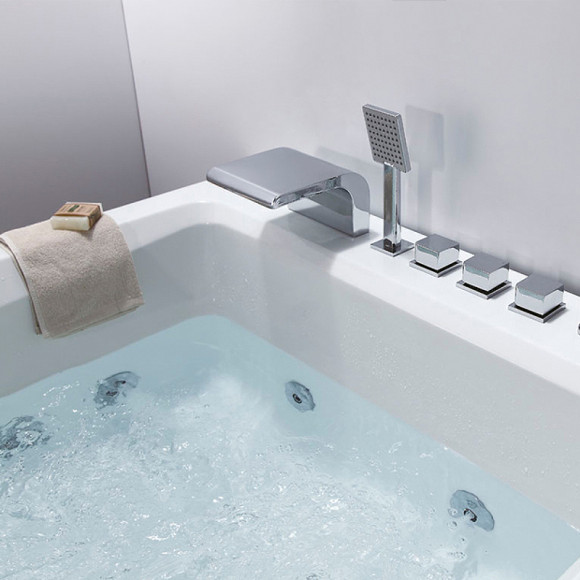 Акриловая ванна Orans 120x180 R 65105r0 с гидромассажем Акриловая ванна Orans 120x180 R 65105r0 с гидромассажем