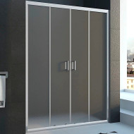 Душевая дверь Veconi Vianno VN-45 130 VN45-130-02-19C1 профиль Хром стекло Pear