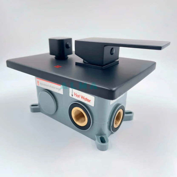 Душевая система ALMAes Teivaz TVZ-1805 Черная матовая Душевая система ALMAes Teivaz TVZ-1805 Черная матовая