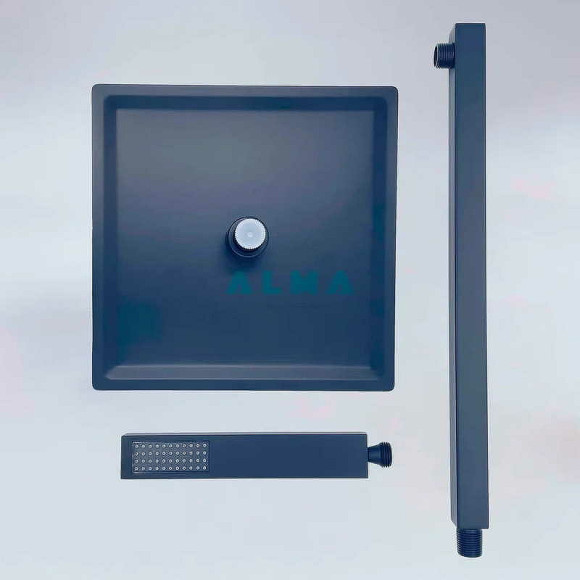 Душевая система ALMAes Teivaz TVZ-1805 Черная матовая Душевая система ALMAes Teivaz TVZ-1805 Черная матовая