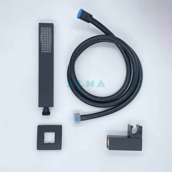 Душевая система ALMAes Teivaz TVZ-1805 Черная матовая Душевая система ALMAes Teivaz TVZ-1805 Черная матовая