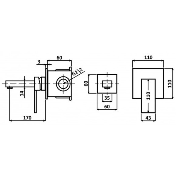 Смеситель для раковины ALMAes Liva TVZ-1842 Хром Смеситель для раковины ALMAes Liva TVZ-1842 Хром