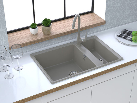 Кухонная мойка GranFest Level GF-LV-760K Топаз Кухонная мойка GranFest Level GF-LV-760K Топаз