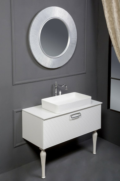 Зеркало Boheme Armadi Art Shine 82 528-W Light с подсветкой Белое