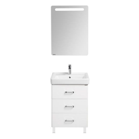 Зеркальный шкаф Aquaton Америна 60 R 1A135302AM01R с подсветкой Белый