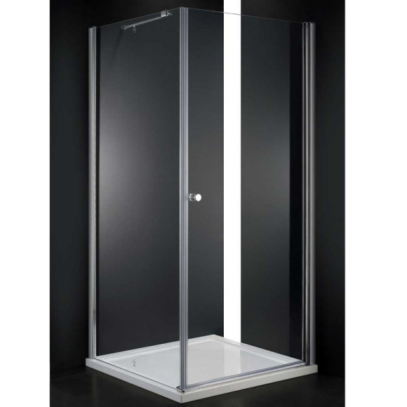 Душевой уголок Cezares Elena W-A-1 90x90 ELENA-W-A-1-90-P-Cr-L профиль Хром стекло рифленое