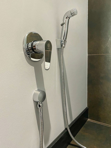 Гигиенический душ со смесителем Orange Otto M22-455cr Хром глянцевый