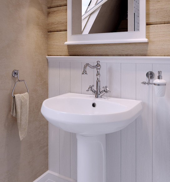 Раковина Santeri Вест 60 1.3111.8.S00.11B.0 Белая