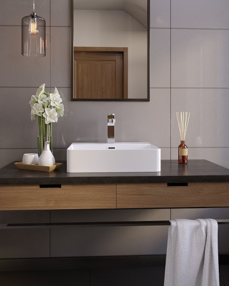 Раковина Koller Pool Kvadro 60 KR-0600M-WB Белая Раковина Koller Pool Kvadro 60 KR-0600M-WB Белая