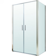 Душевой уголок Berges Legos LS-3 120х80 061051 профиль Хром стекло прозрачное