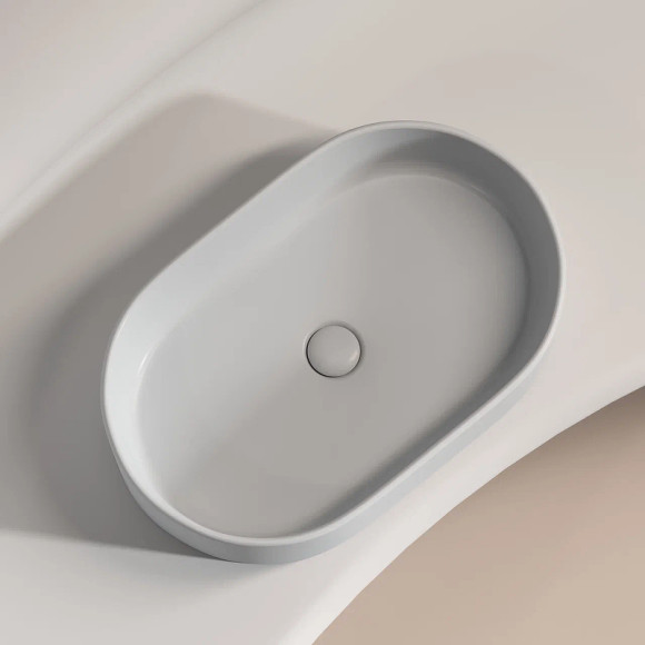 Раковина-чаша Ceramicanova Element 61 CN6048MSG Серая матовая Раковина-чаша Ceramicanova Element 61 CN6048MSG Серая матовая