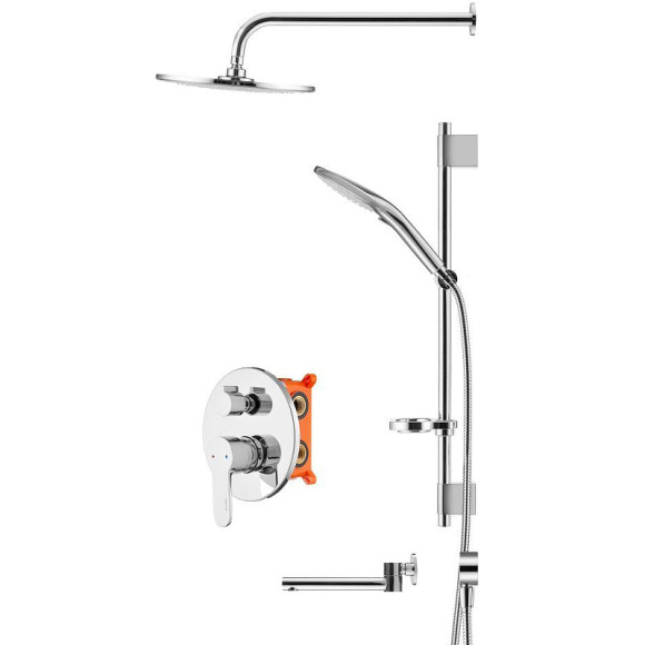 Душевая система Swedbe Platta 5542 Хром Душевая система Swedbe Platta 5542 Хром