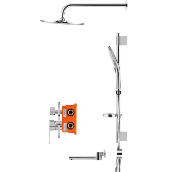 Душевая система Swedbe Platta 5542 Хром Душевая система Swedbe Platta 5542 Хром