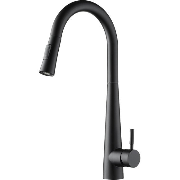 Смеситель для кухни Orange Steel M99-007b Черный матовый Смеситель для кухни Orange Steel M99-007b Черный матовый