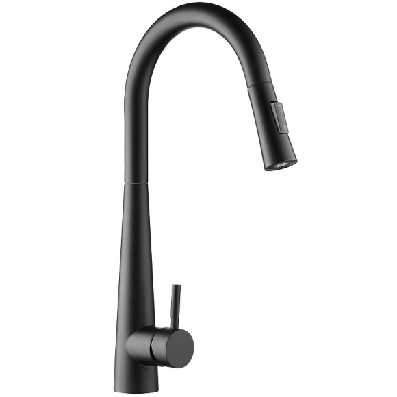 Смеситель для кухни Orange Steel M99-007b Черный матовый Смеситель для кухни Orange Steel M99-007b Черный матовый