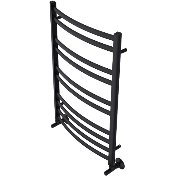 Водяной полотенцесушитель Aquatek Лугано П10 500x800 AQ DOC1080BL Черный муар