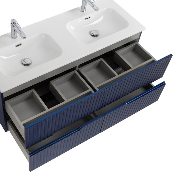 Тумба под раковину Cezares Duet-N 120 DUET-N-1200-4C-SO-2-SPF-P подвесная Sapfiro