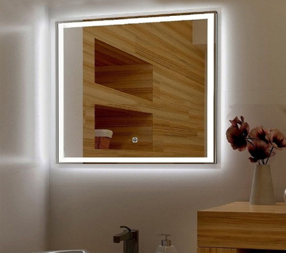 Зеркало Art&Max Monza AM-Mon-900-800-DS-F с подсветкой с сенсорным выключателем