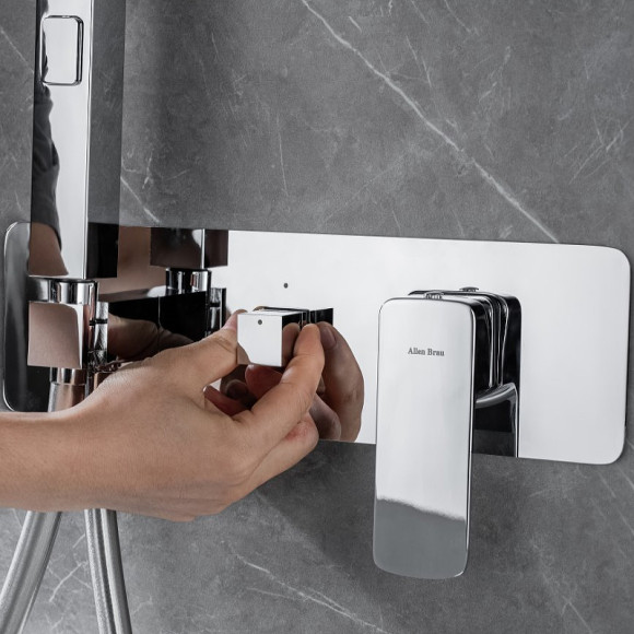 Смеситель для ванны Allen Brau Infinity 5.21007-00 Хром Смеситель для ванны Allen Brau Infinity 5.21007-00 Хром