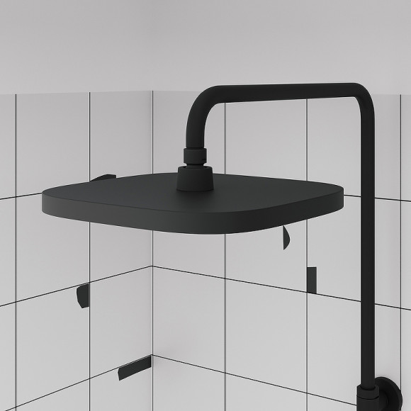 Душевая система Iddis SpaHome SPHBLTKi06 с термостатом Черная матовая