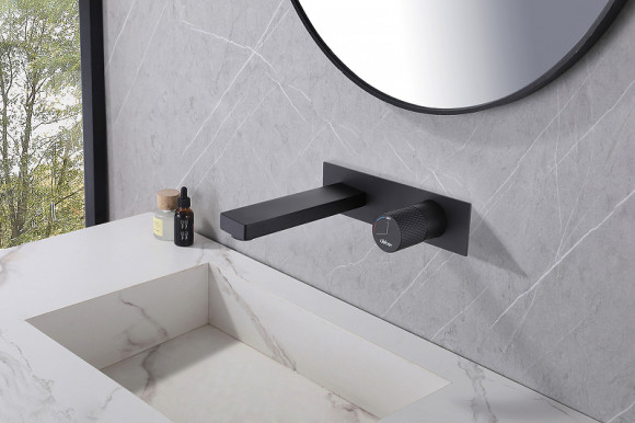 Смеситель для раковины Abber Rund AF8712B Черный матовый Смеситель для раковины Abber Rund AF8712B Черный матовый