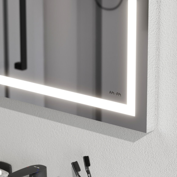 Зеркало AM.PM Gem 55 M91AMOX0551WG с подсветкой с механическим выключателем Зеркало AM.PM Gem 55 M91AMOX0551WG с подсветкой с механическим выключателем