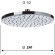 Верхний душ Remer 356MD25X Хром Верхний душ Remer 356MD25X Хром