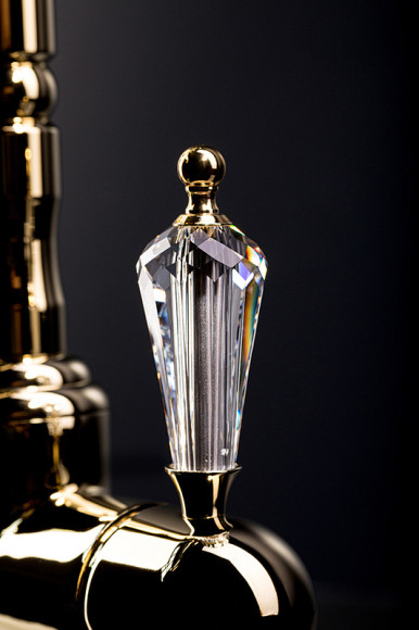 Смеситель для ванны Boheme Crystal 293-CRST Золото