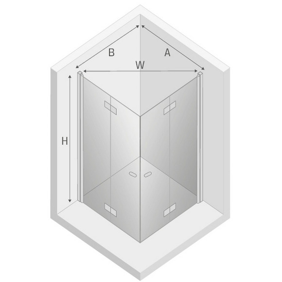 Душевой уголок New Trendy New Soleo Black 90х80 D-0235A/D-0238A профиль Черный стекло прозрачное Душевой уголок New Trendy New Soleo Black 90х80 D-0235A/D-0238A профиль Черный стекло прозрачное