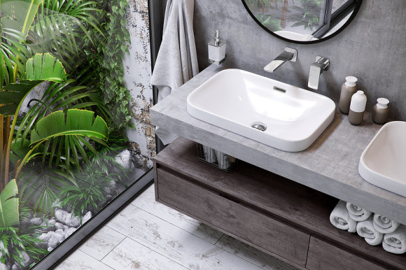 Раковина Excellent Hasko 57 CEAC.3718.570.WH Белая