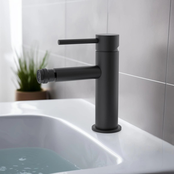 Смеситель для биде Aquatek Европа AQ1318MB Черный матовый Смеситель для биде Aquatek Европа AQ1318MB Черный матовый