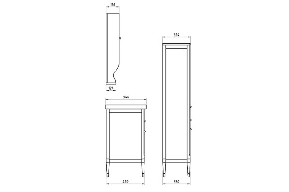 Зеркало ASB-Woodline Гранда 60 11483 Grigio Зеркало ASB-Woodline Гранда 60 11483 Grigio