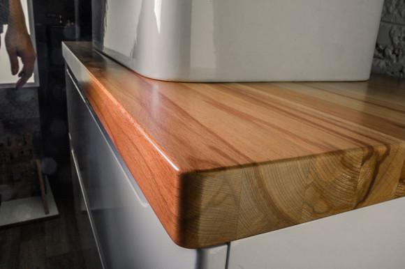 Столешница под раковину Jorno Wood 80 Wood.06.80/LW Светлое дерево Столешница под раковину Jorno Wood 80 Wood.06.80/LW Светлое дерево