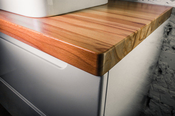 Столешница под раковину Jorno Wood 80 Wood.06.80/LW Светлое дерево Столешница под раковину Jorno Wood 80 Wood.06.80/LW Светлое дерево