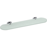 Стеклянная полка Bemeta Oval 118402031 Хром