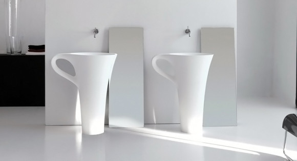 Раковина Artceram Cup 70 OSL004 01 00 Белая Раковина Artceram Cup 70 OSL004 01 00 Белая