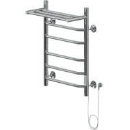 Электрический полотенцесушитель Ника Way-3 60/40 с полкой Хром