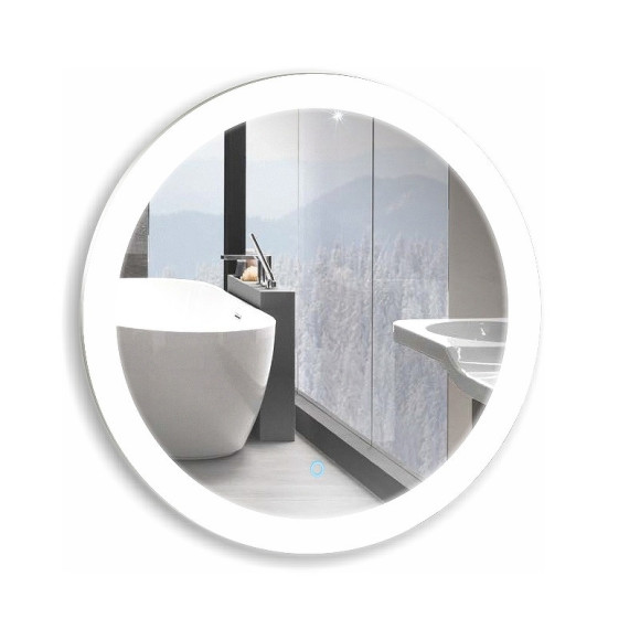 Зеркало Azario Перла 65 ФР-1534 с подсветкой с сенсорным выключателем Зеркало Azario Перла 65 ФР-1534 с подсветкой с сенсорным выключателем